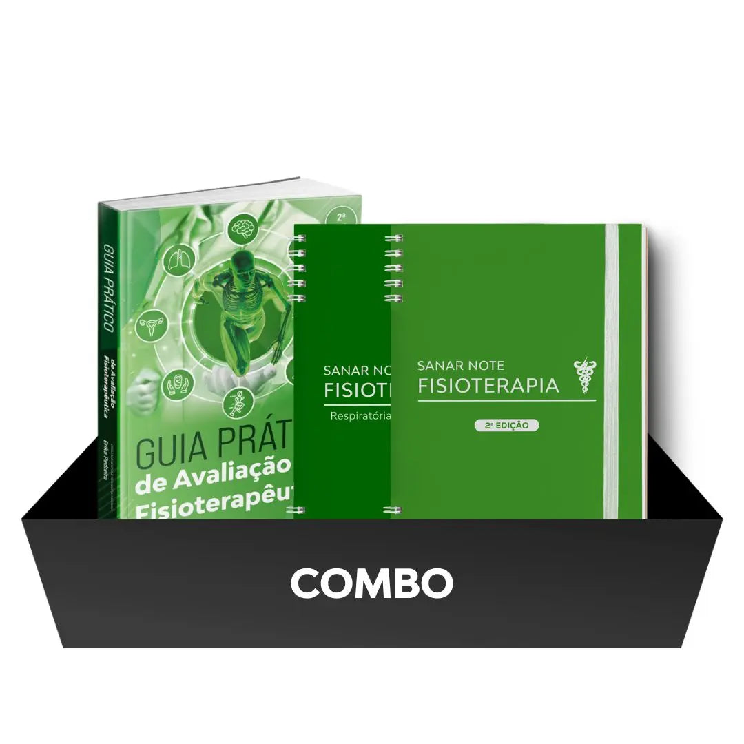 Combo Fisioterapeuta mais preparado (03 Livros) - Livro Técnico Sanar Saúde